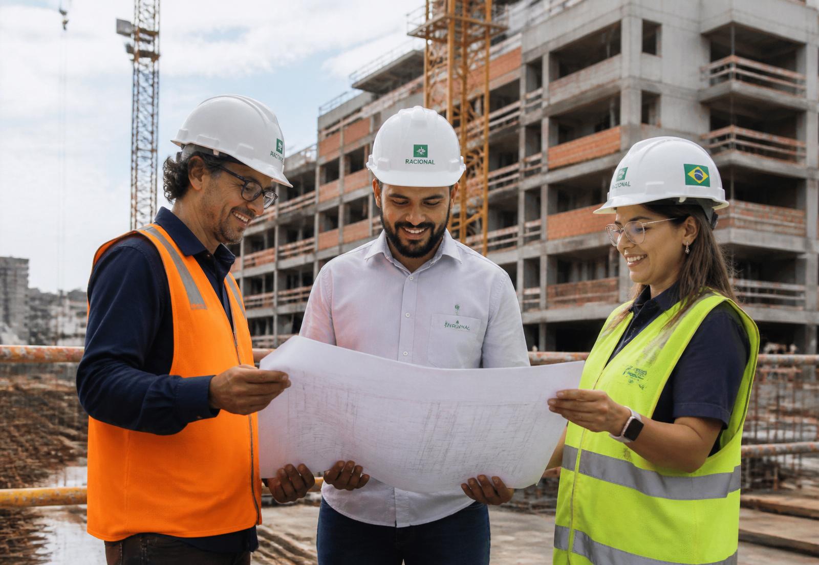 Equipe de pedreiros e serventes da Selectus RH — mão de obra temporária para construção civil